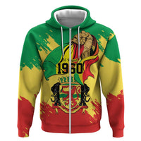 Republic of The Congo Independence Day Personalized Zip Hoodie Congo-Brazzaville Since 1960 - Wonder Print Shop