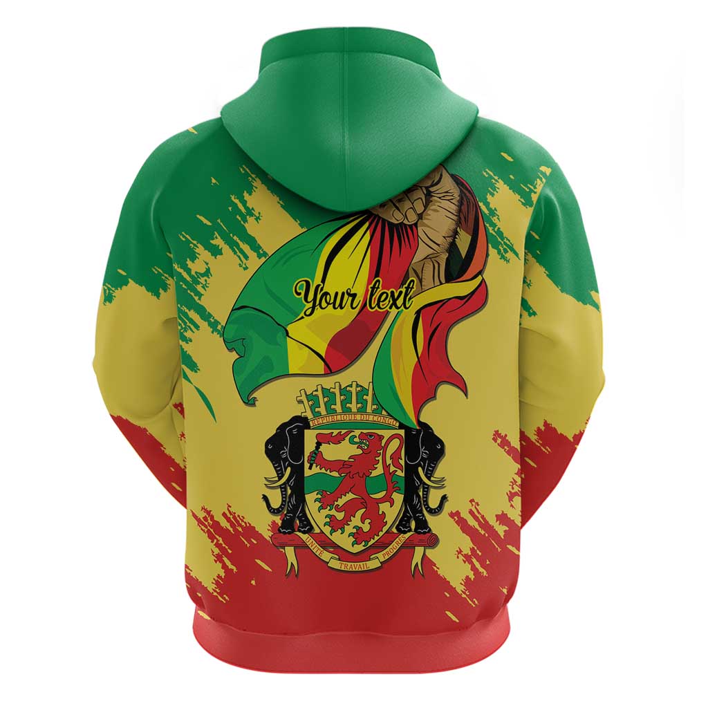 Republic of The Congo Independence Day Personalized Zip Hoodie Congo-Brazzaville Since 1960 - Wonder Print Shop