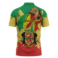 Republic of The Congo Independence Day Personalized Zipper Polo Shirt Congo-Brazzaville Since 1960