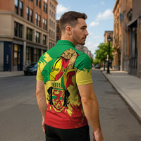 Republic of The Congo Independence Day Personalized Zipper Polo Shirt Congo-Brazzaville Since 1960