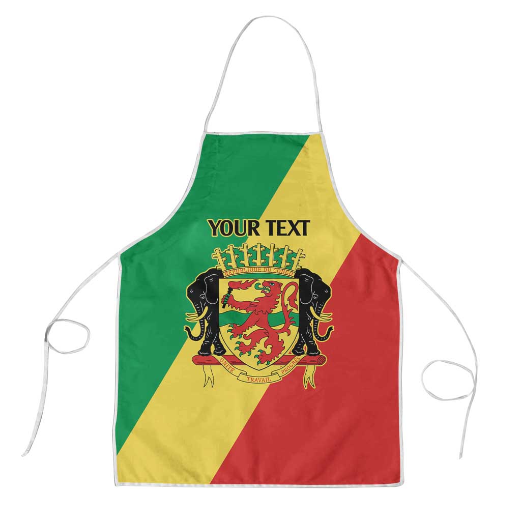 Republic of The Congo Personalized Apron Simple Flag Style