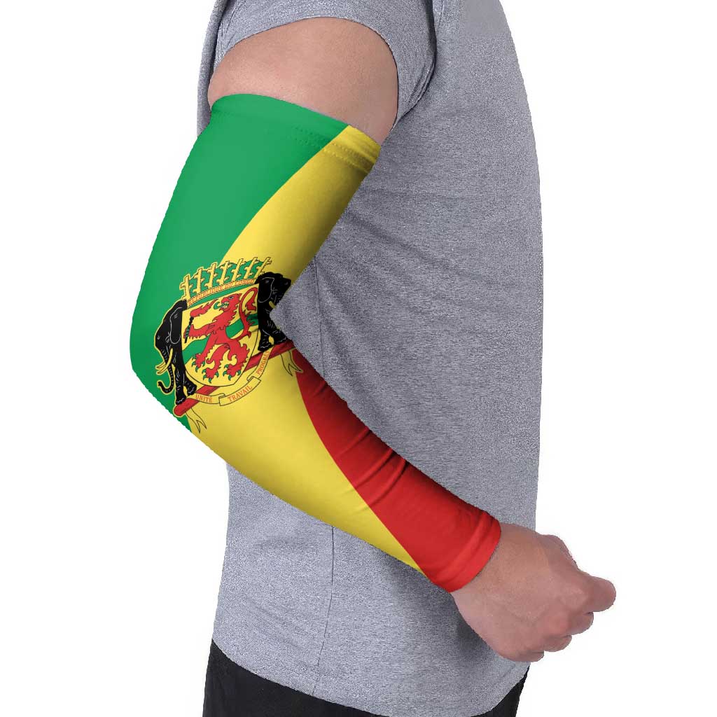 Republic of The Congo Personalized Arm Sleeves Simple Flag Style