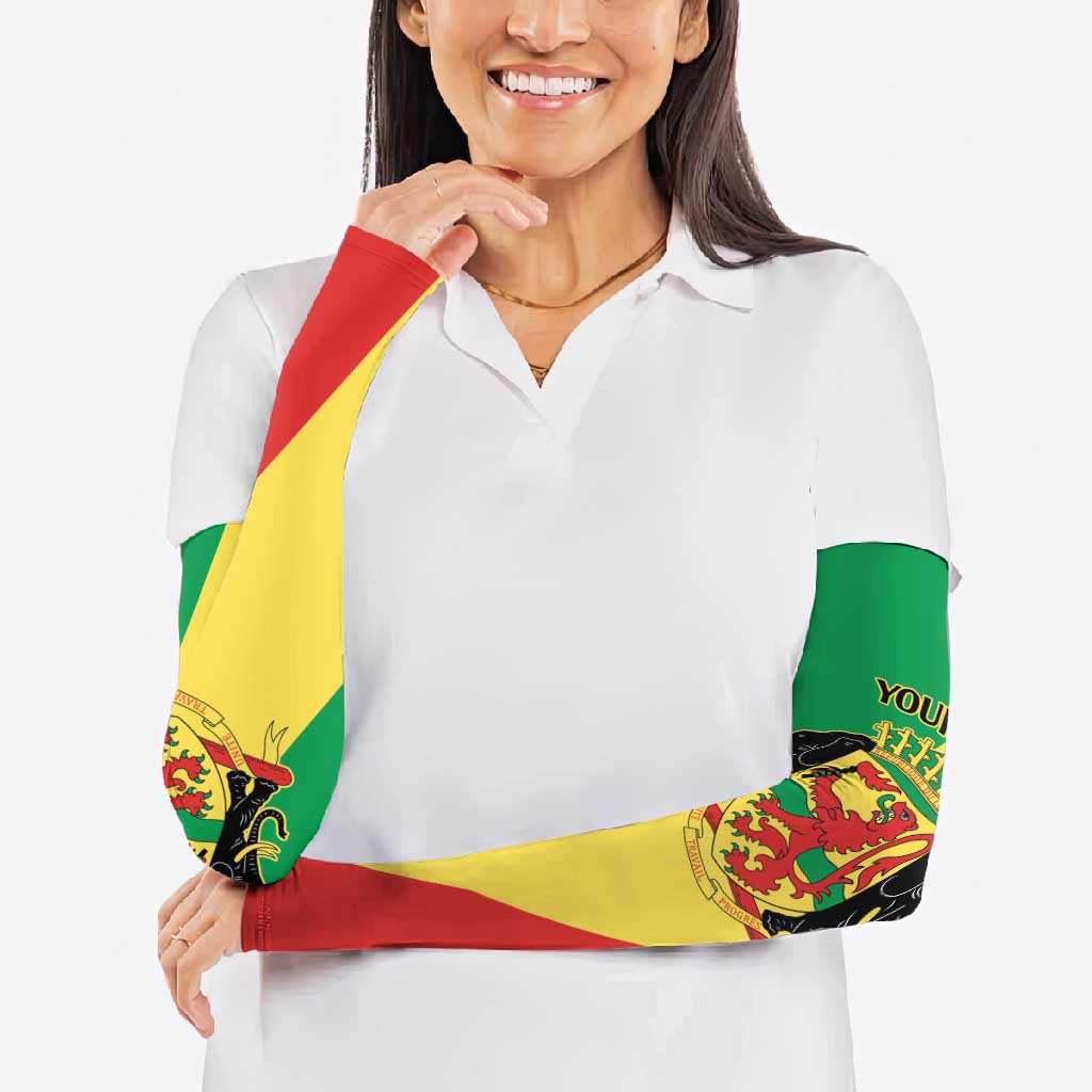 Republic of The Congo Personalized Arm Sleeves Simple Flag Style