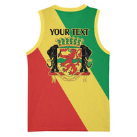 Republic of The Congo Personalized Basketball Jersey Simple Flag Style