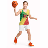 Republic of The Congo Personalized Basketball Jersey Simple Flag Style