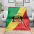 Republic of The Congo Personalized Blanket Simple Flag Style - Wonder Print Shop