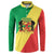 Republic of The Congo Personalized Button Sweatshirt Simple Flag Style - Wonder Print Shop
