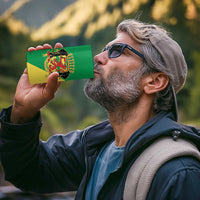 Republic of The Congo Personalized 4 in 1 Can Cooler Tumbler Simple Flag Style - Wonder Print Shop