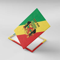 Republic of The Congo Personalized Canvas Wall Art Simple Flag Style - Wonder Print Shop