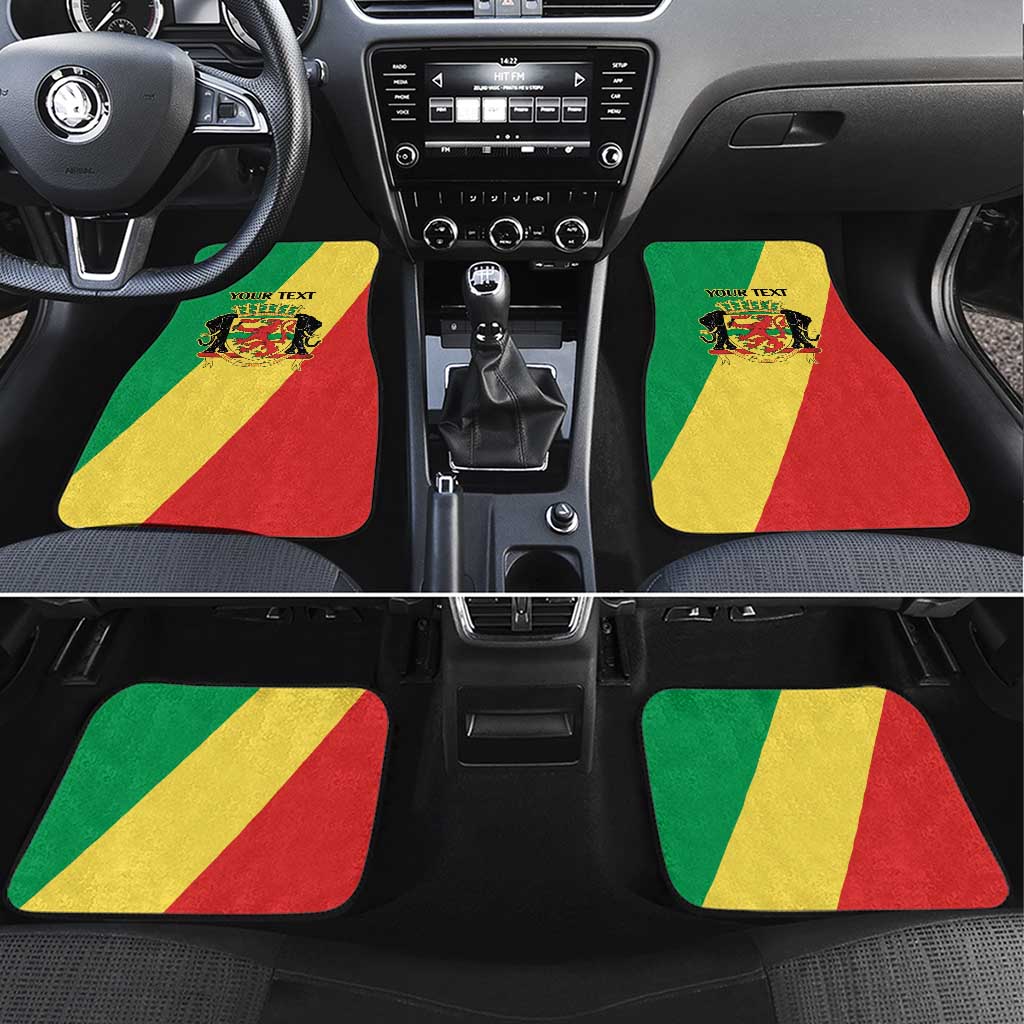 Republic of The Congo Personalized Car Mats Simple Flag Style - Wonder Print Shop