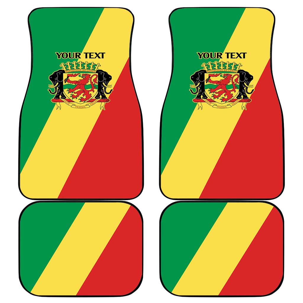 Republic of The Congo Personalized Car Mats Simple Flag Style - Wonder Print Shop