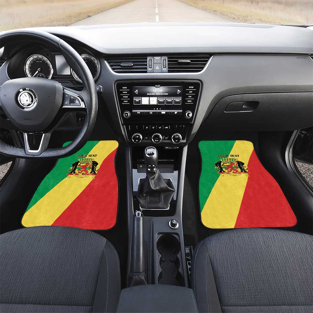 Republic of The Congo Personalized Car Mats Simple Flag Style - Wonder Print Shop