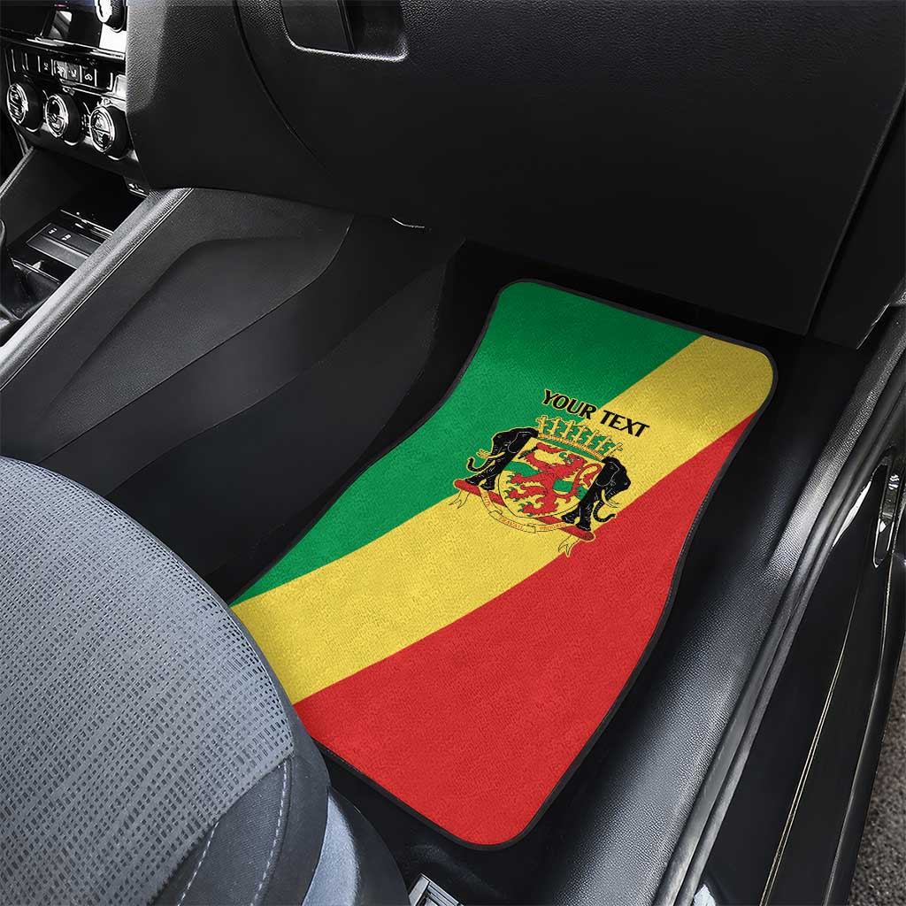 Republic of The Congo Personalized Car Mats Simple Flag Style - Wonder Print Shop