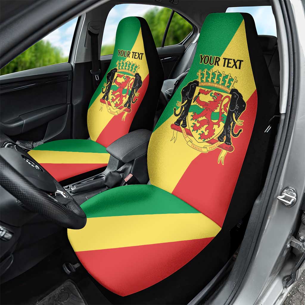 Republic of The Congo Personalized Car Seat Cover Simple Flag Style - Wonder Print Shop