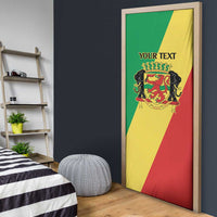 Republic of The Congo Personalized Door Cover Simple Flag Style