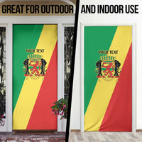 Republic of The Congo Personalized Door Cover Simple Flag Style