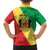 Republic of The Congo Personalized Family Matching Off Shoulder Short Dress and Hawaiian Shirt Simple Flag Style - Wonder Print Shop