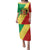 Republic of The Congo Personalized Family Matching Puletasi and Hawaiian Shirt Simple Flag Style - Wonder Print Shop