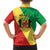 Republic of The Congo Personalized Family Matching Short Sleeve Bodycon Dress and Hawaiian Shirt Simple Flag Style - Wonder Print Shop