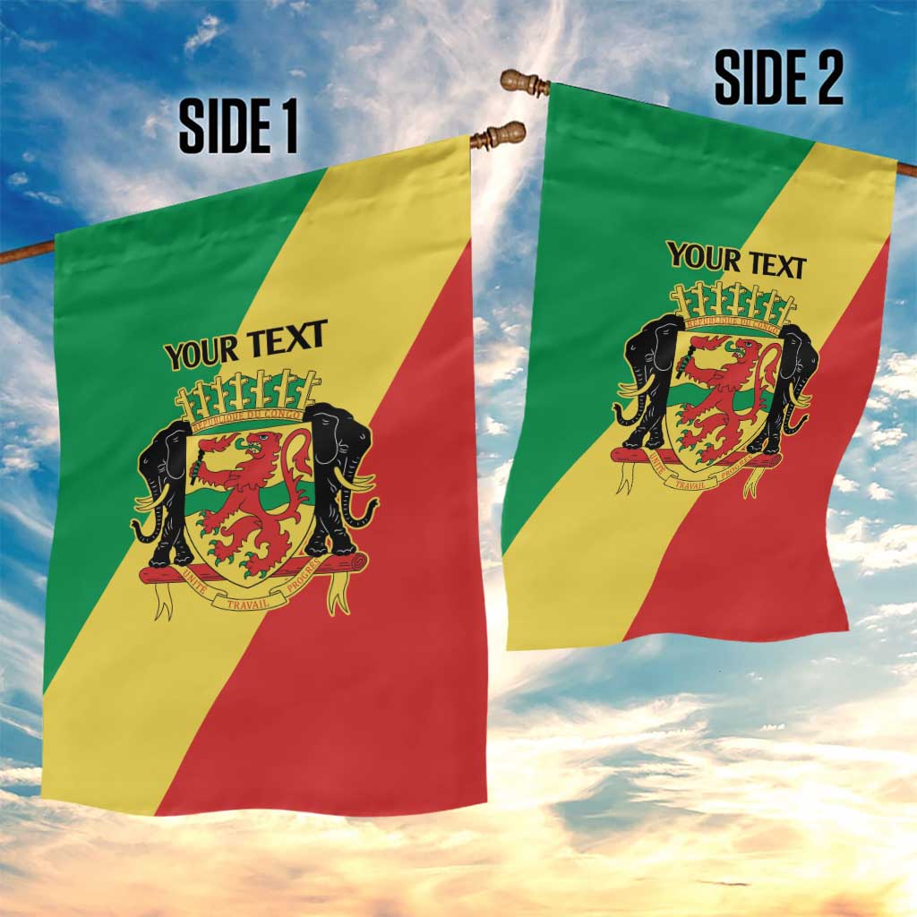 Republic of The Congo Personalized Garden Flag Simple Flag Style - Wonder Print Shop