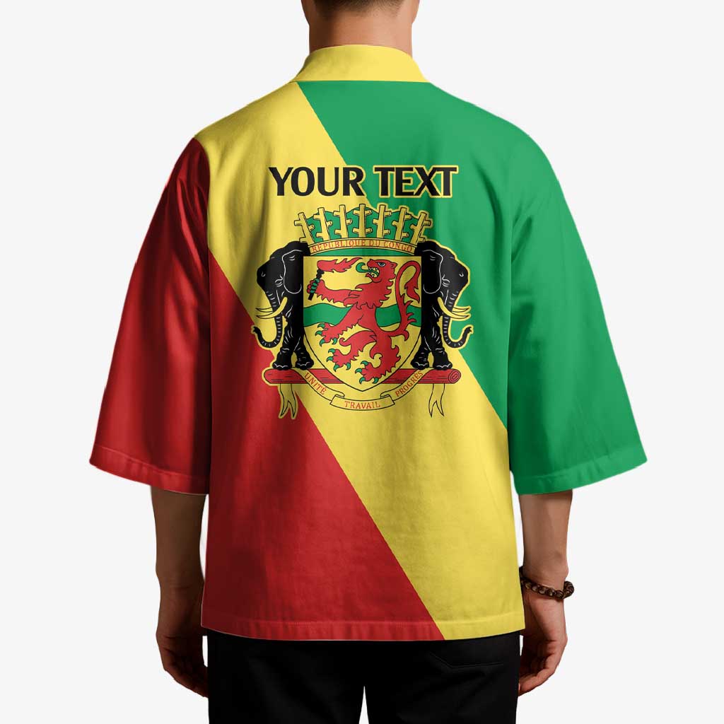 Republic of The Congo Personalized Kimono Simple Flag Style