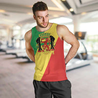 Republic of The Congo Personalized Men Tank Top Simple Flag Style - Wonder Print Shop