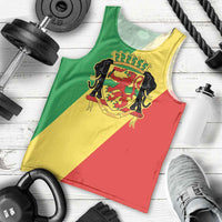 Republic of The Congo Personalized Men Tank Top Simple Flag Style - Wonder Print Shop
