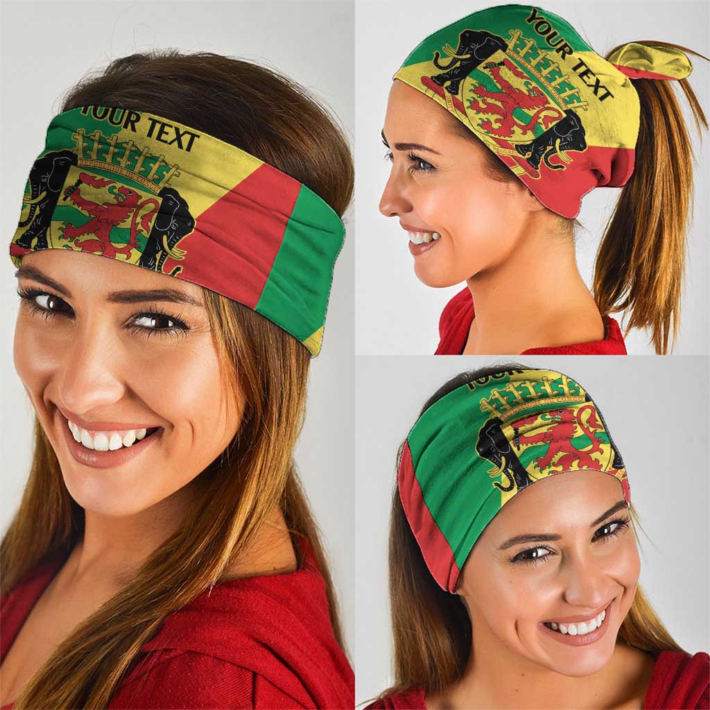 Republic of The Congo Personalized Neck Gaiter Simple Flag Style