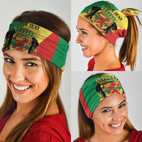 Republic of The Congo Personalized Neck Gaiter Simple Flag Style