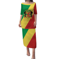 Republic of The Congo Personalized Puletasi Simple Flag Style - Wonder Print Shop