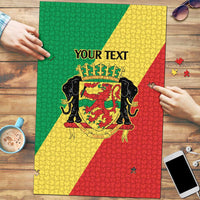 Republic of The Congo Personalized Puzzle Simple Flag Style