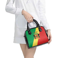 Republic of The Congo Personalized Shoulder Handbag Simple Flag Style - Wonder Print Shop