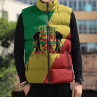Republic of The Congo Personalized Sleeveless Puffer Jacket Simple Flag Style