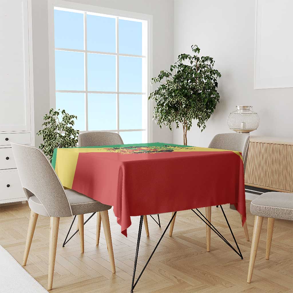 Republic of The Congo Personalized Tablecloth Simple Flag Style - Wonder Print Shop