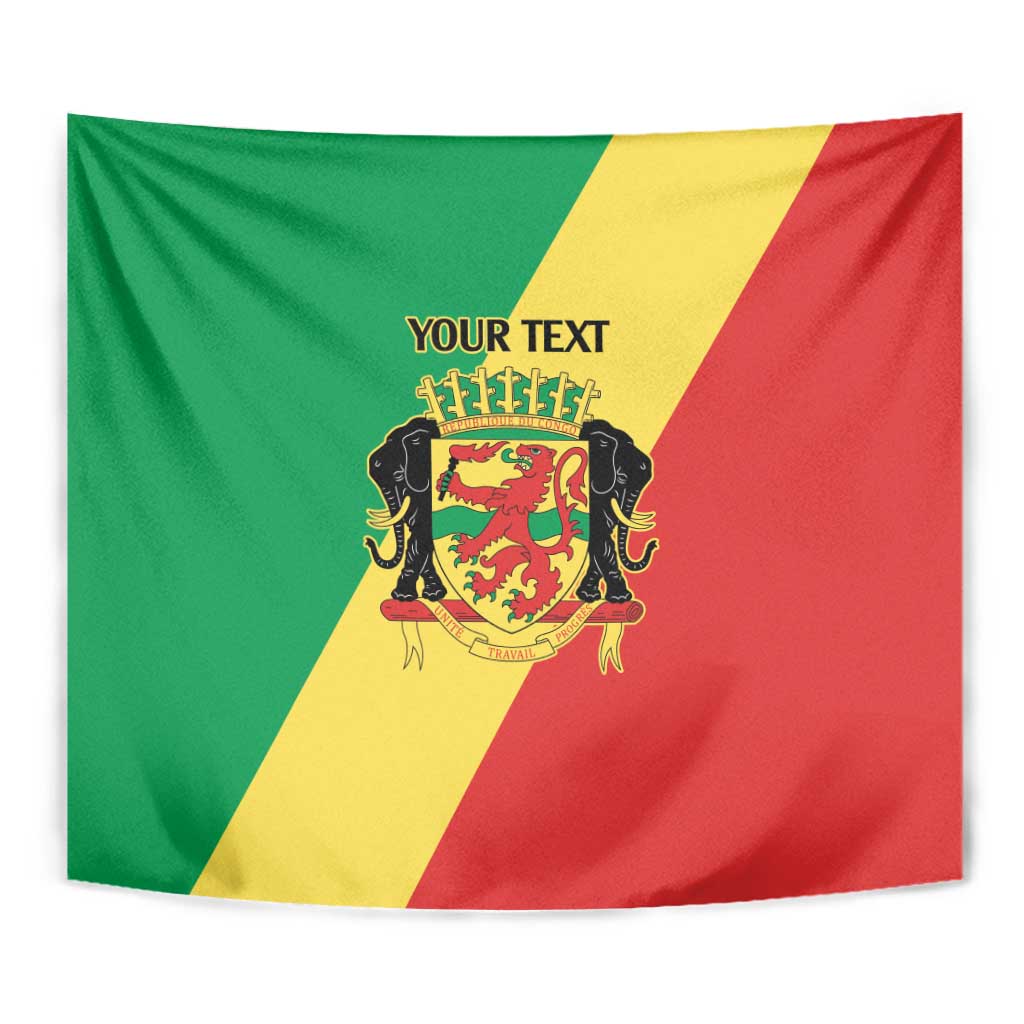Republic of The Congo Personalized Tapestry Simple Flag Style - Wonder Print Shop