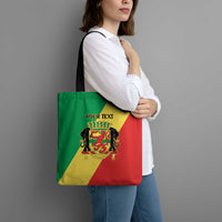 Republic of The Congo Personalized Tote Bag Simple Flag Style
