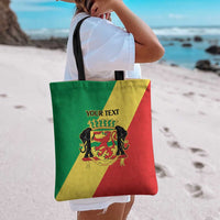 Republic of The Congo Personalized Tote Bag Simple Flag Style