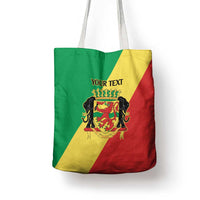 Republic of The Congo Personalized Tote Bag Simple Flag Style
