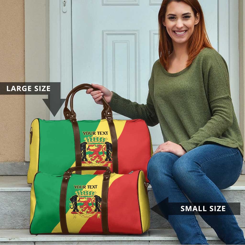 Republic of The Congo Personalized Travel Bag Simple Flag Style