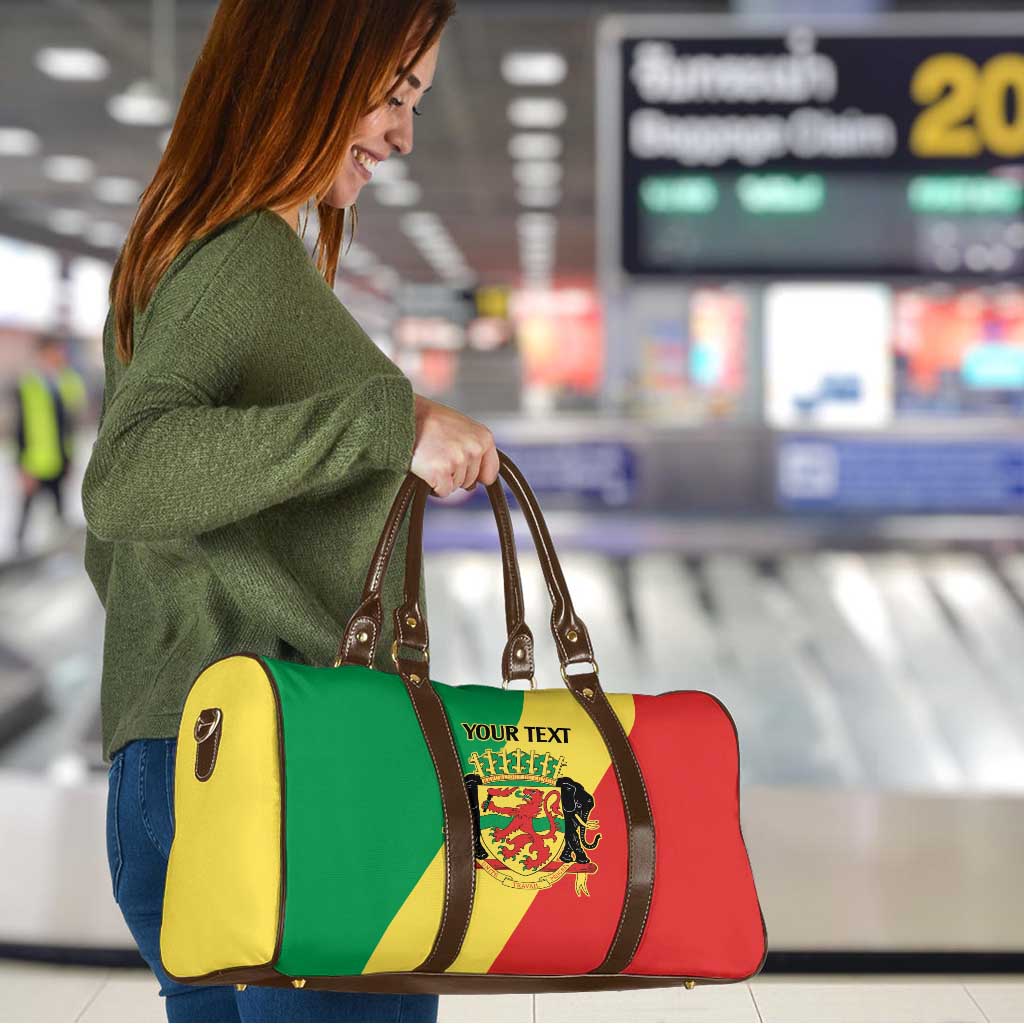 Republic of The Congo Personalized Travel Bag Simple Flag Style
