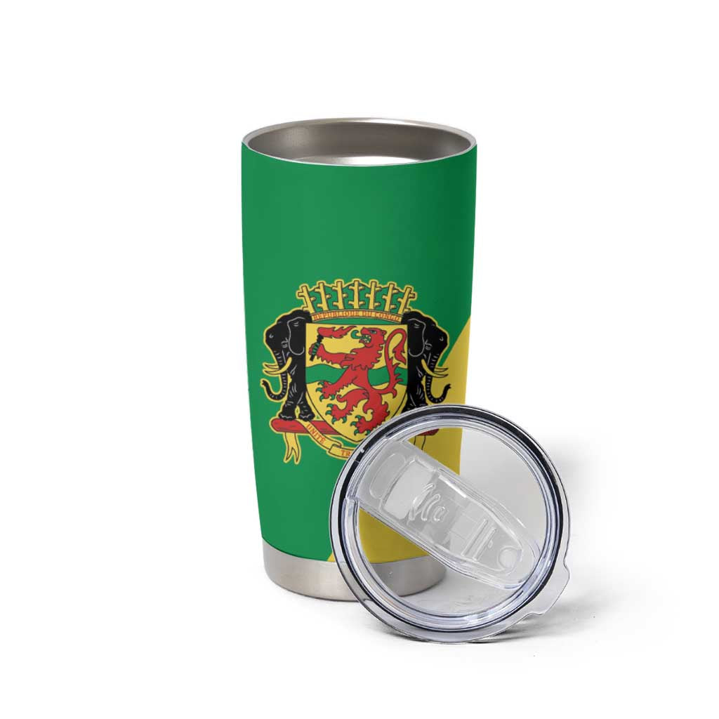 Republic of The Congo Personalized Tumbler Cup Simple Flag Style - Wonder Print Shop