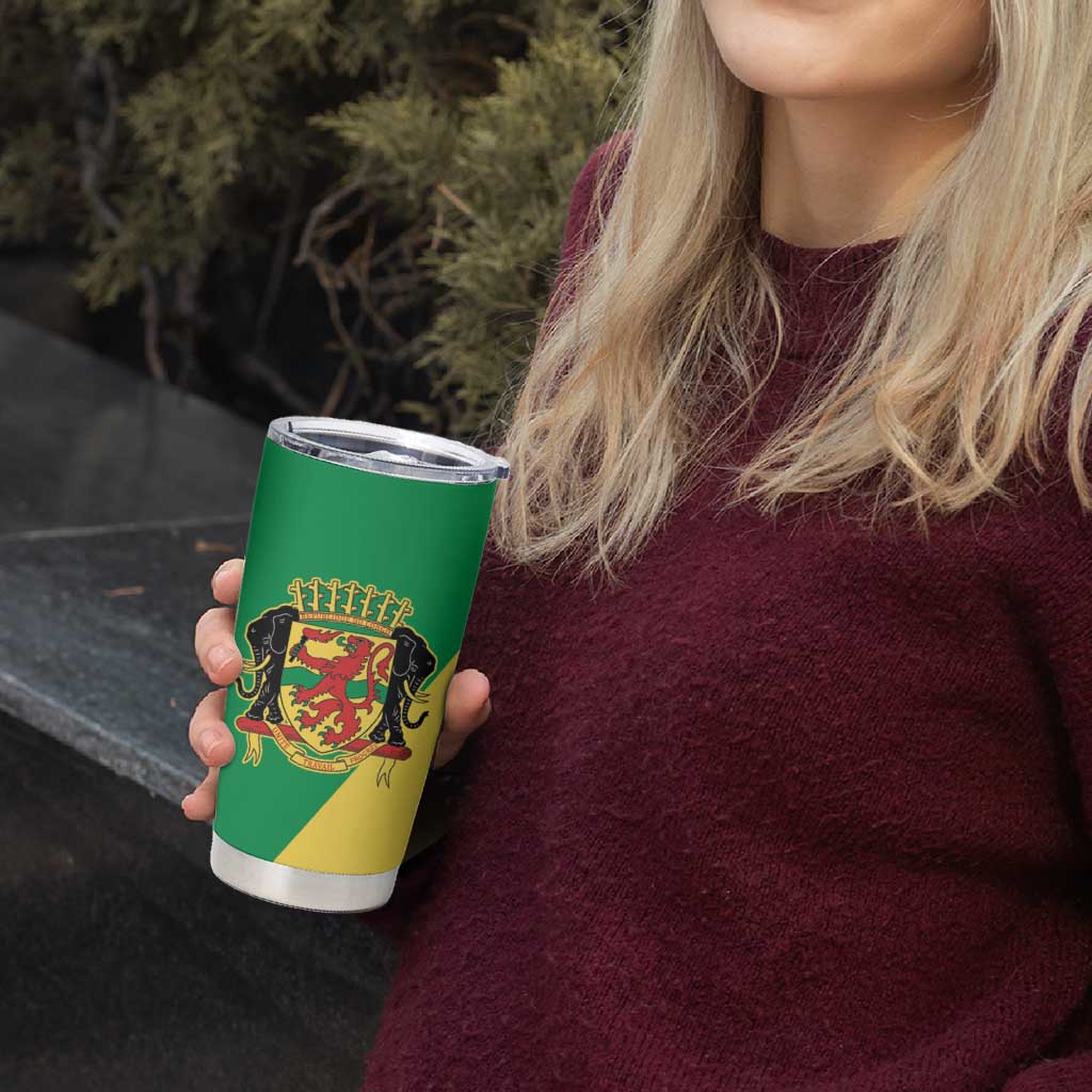 Republic of The Congo Personalized Tumbler Cup Simple Flag Style - Wonder Print Shop