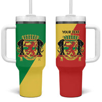 Republic of The Congo Personalized Tumbler With Handle Simple Flag Style - Wonder Print Shop