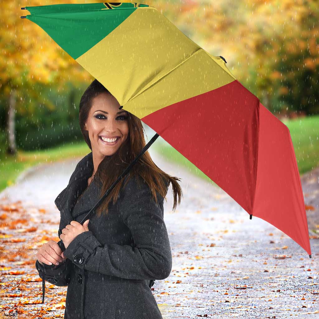 Republic of The Congo Personalized Umbrella Simple Flag Style