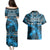 Fiji Rugby Couples Matching Puletasi Dress and Hawaiian Shirt Go Fijian Tapa Arty with World Cup Vibe LT9 - Wonder Print Shop