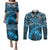 Fiji Rugby Couples Matching Puletasi Dress and Long Sleeve Button Shirts Go Fijian Tapa Arty with World Cup Vibe LT9 - Wonder Print Shop