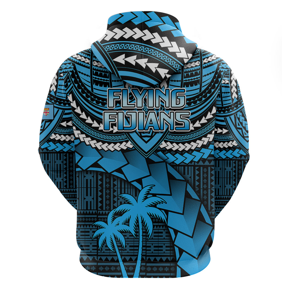 Fiji Rugby Hoodie Go Fijian Tapa Arty with World Cup Vibe - Wonder Print Shop