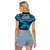 Fiji Rugby Raglan Cropped T Shirt Go Fijian Tapa Arty with World Cup Vibe - Wonder Print Shop
