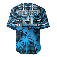 Custom Fiji Rugby Baseball Jersey Go Fijian Tapa Arty with World Cup Vibe LT9 - Wonder Print Shop