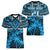 Custom Fiji Rugby Women V Neck T Shirt Go Fijian Tapa Arty with World Cup Vibe - Wonder Print Shop